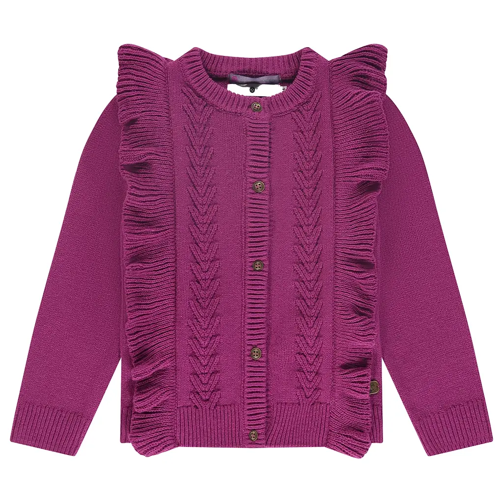 Gebreide vest (magenta purple)