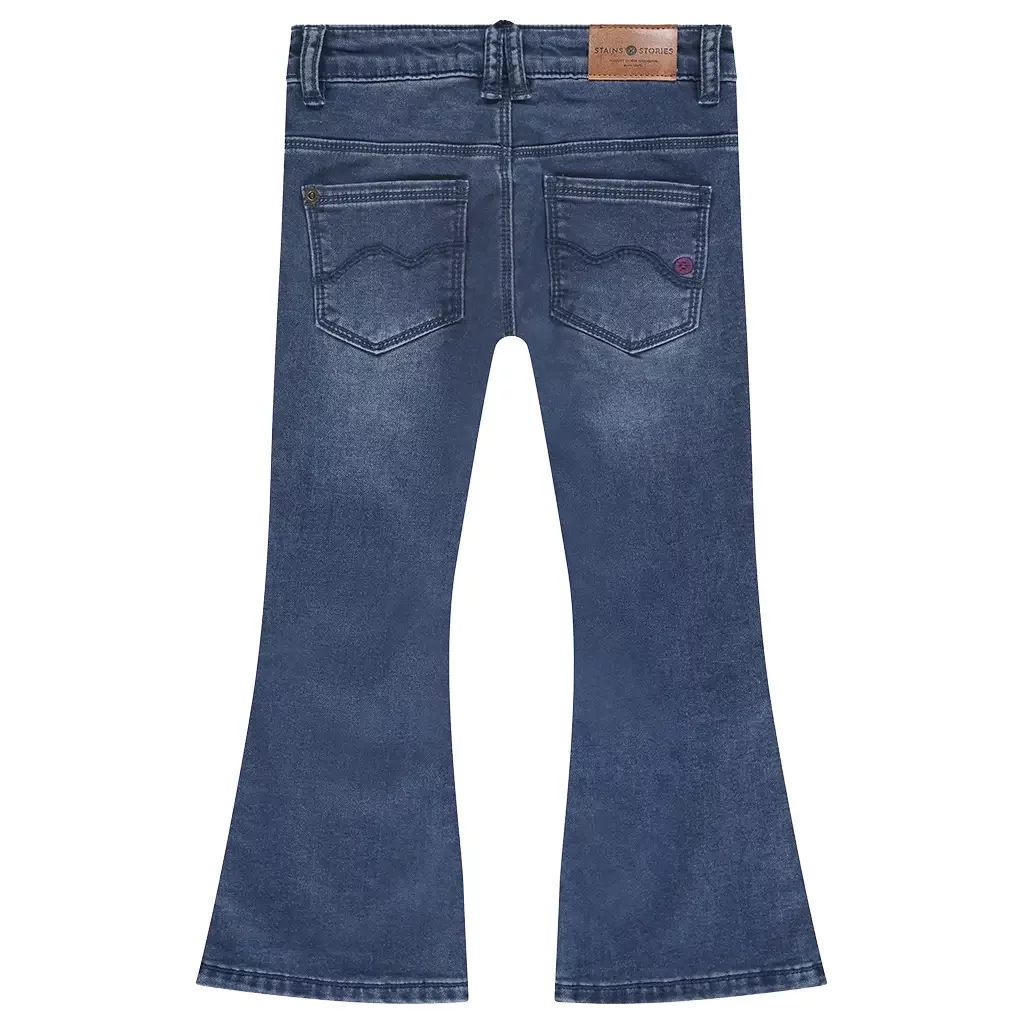 Spijkerbroek flared (denim blue)