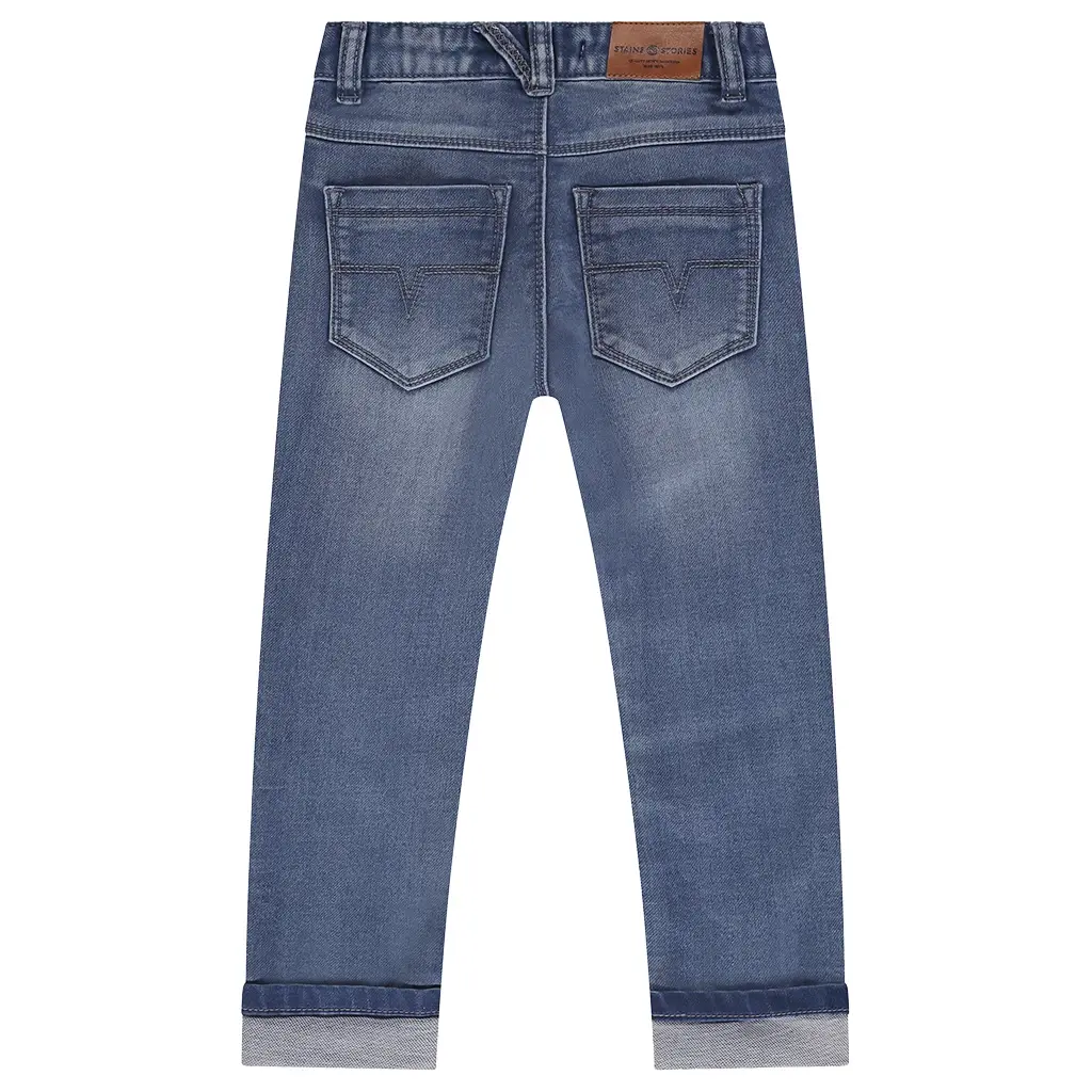 Spijkerbroek jogg (medium blue denim)