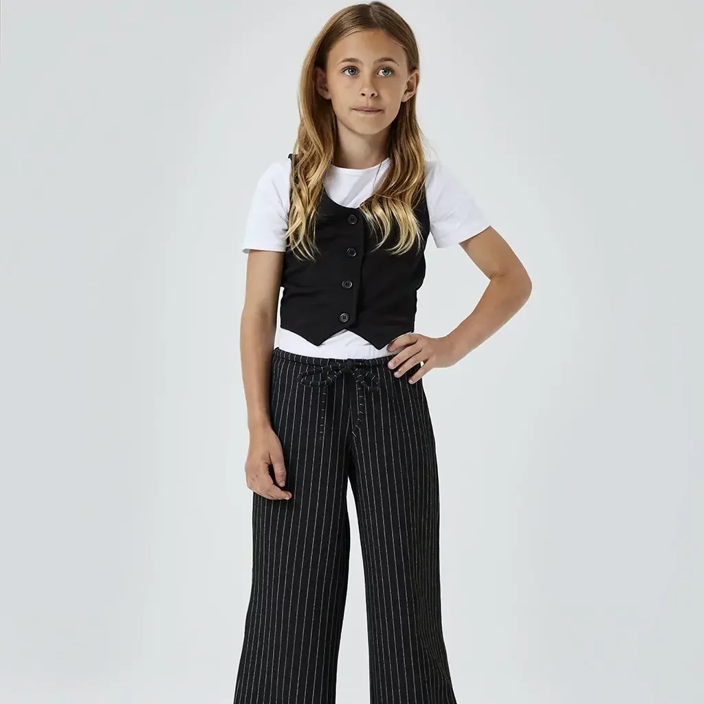 Broek WIDE Otilde (black/pinstripe)