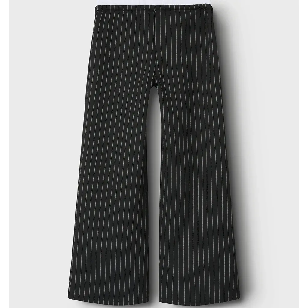 Broek WIDE Otilde (black/pinstripe)