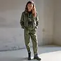 Like Flo Broek Fien twill (army)