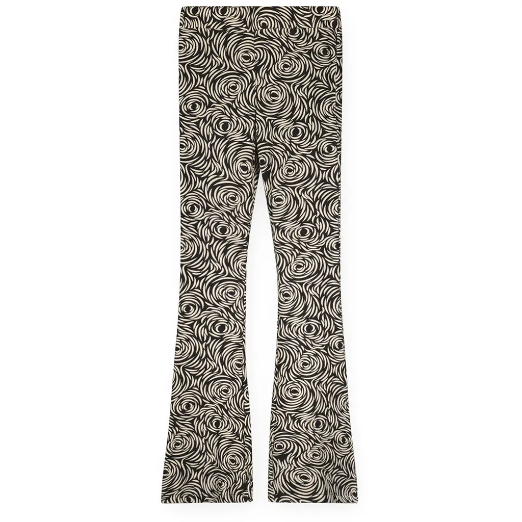 Broek Flore flared (antra)