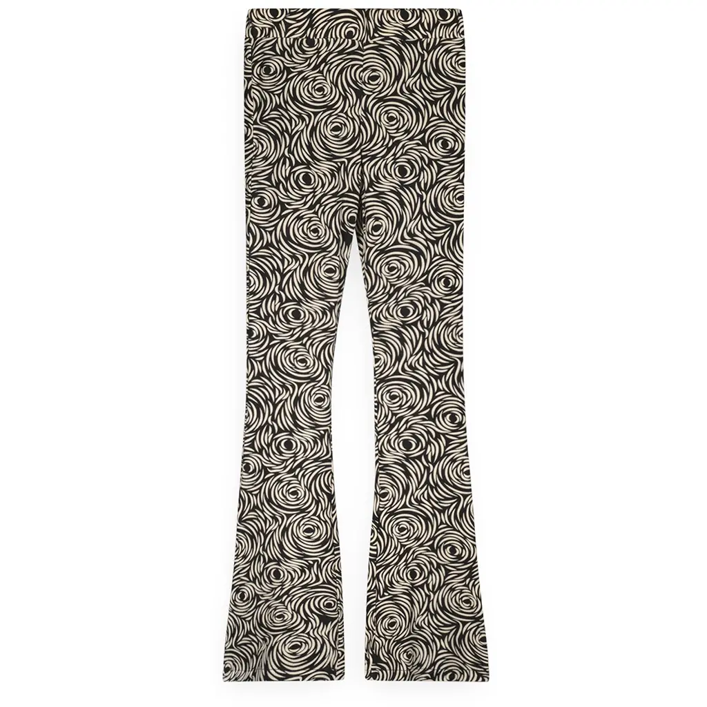 Broek Flore flared (antra)