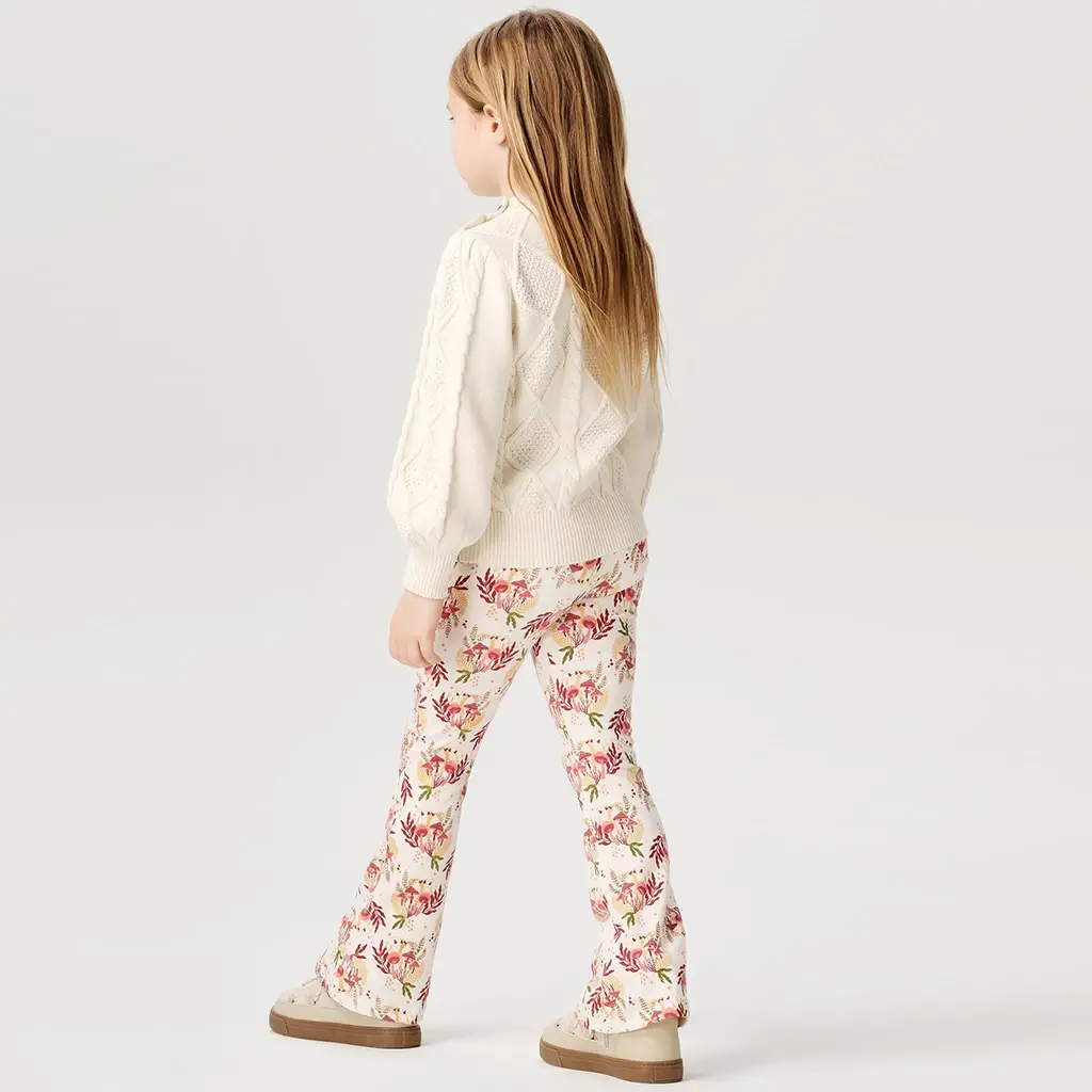 Broek flared Jermyn (buttercream)