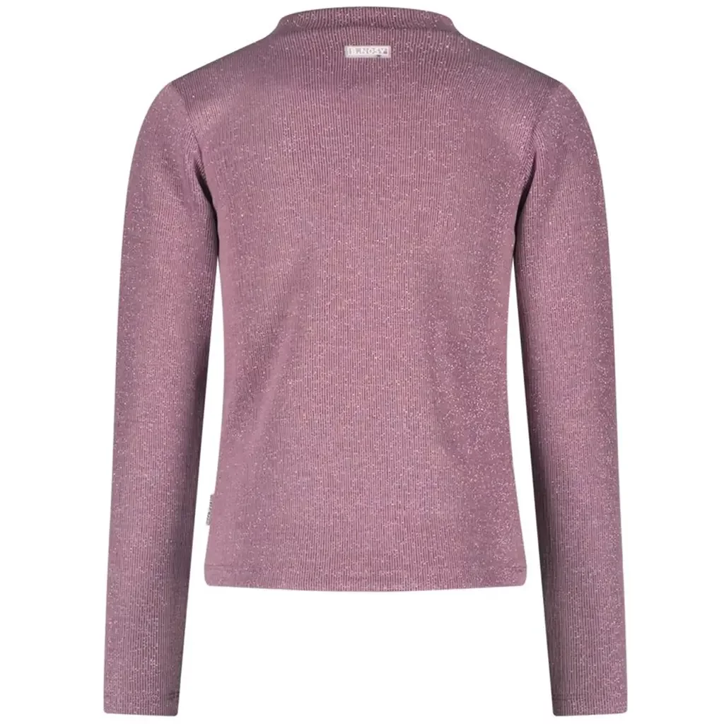 Longsleeve glitter Tirza (grape wine)