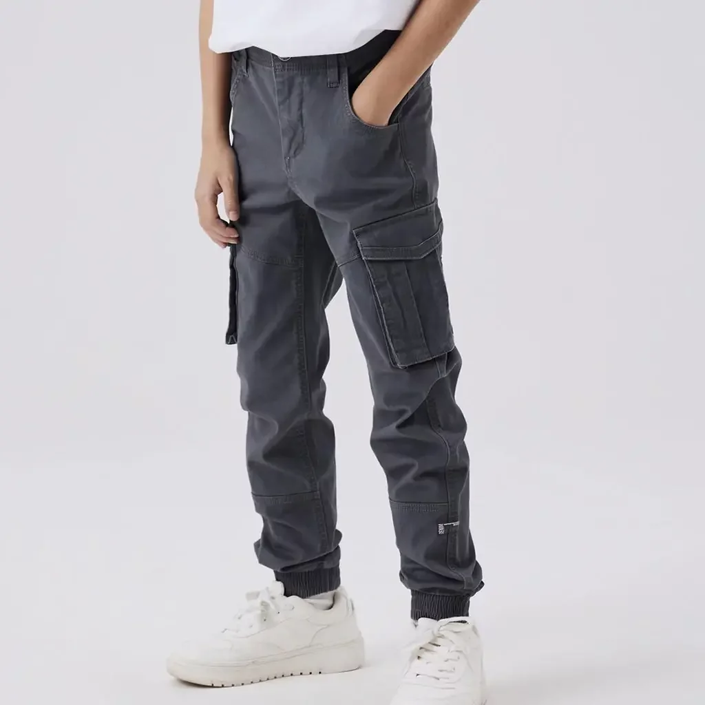 Broek cargo twill Ryan (lava smoke)