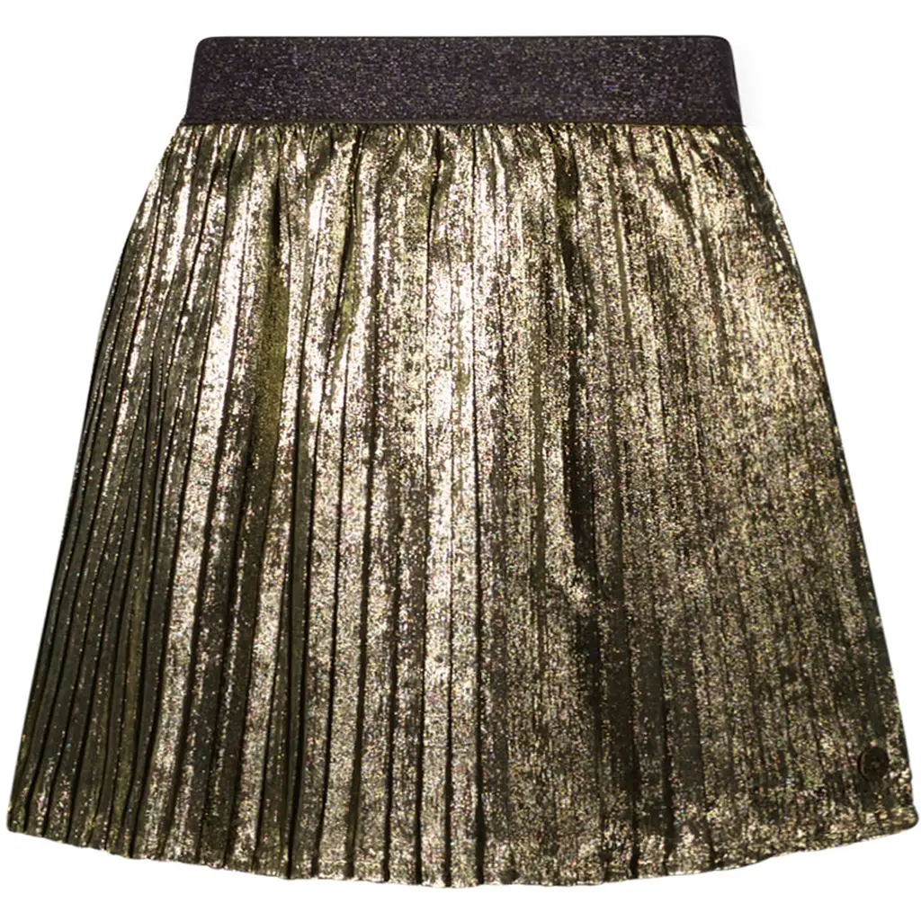 Rokje glitter plissé Holly (gold)