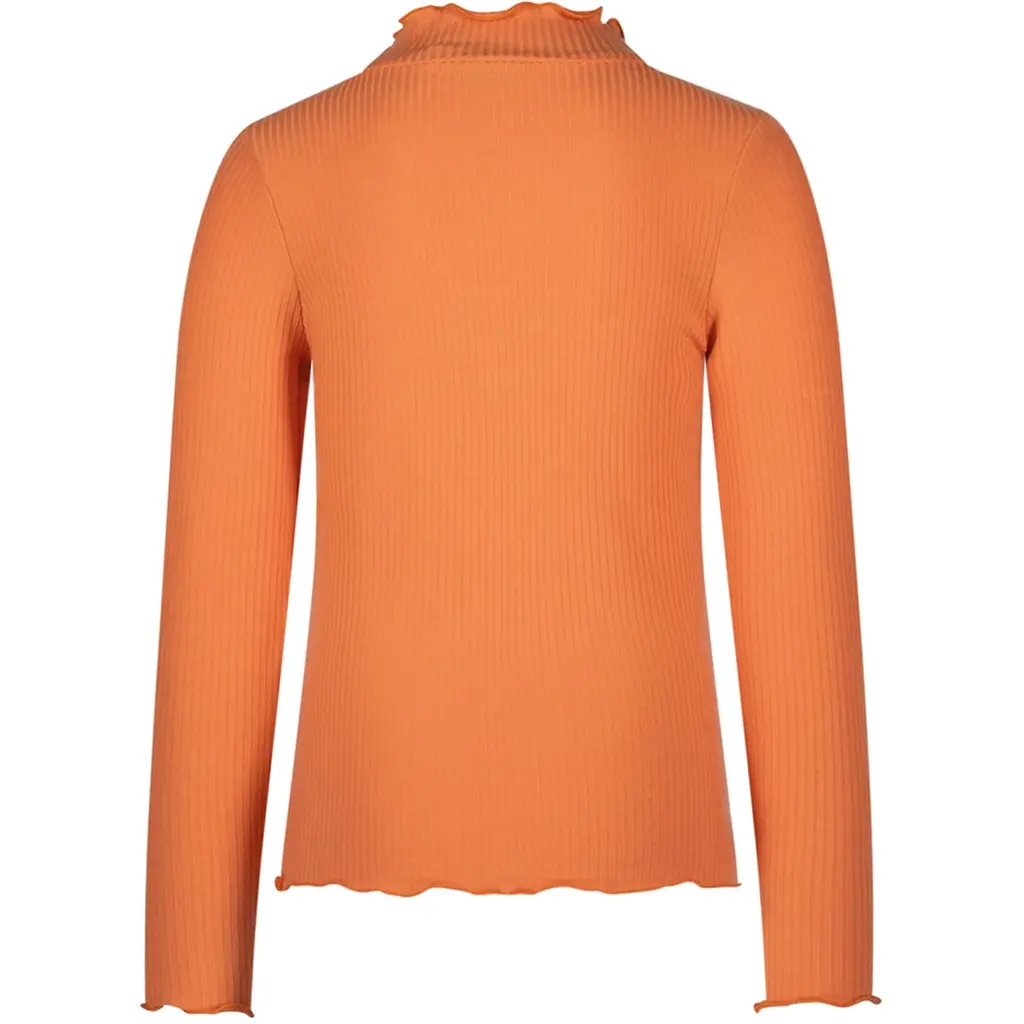 Longsleeve rib Eef (orange coral)