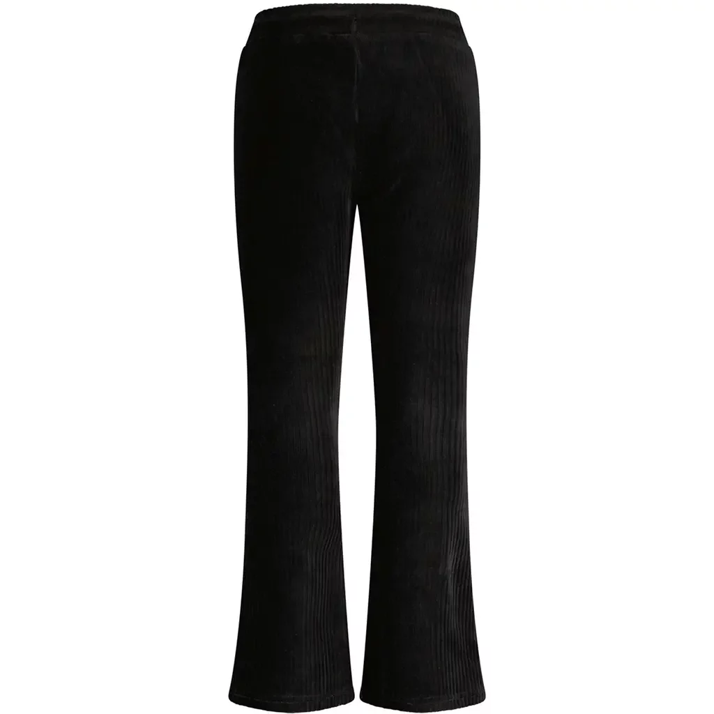 Broek rib velvet flared Fem (antra)