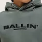 Ballin Trui hoodie slim fit (army)