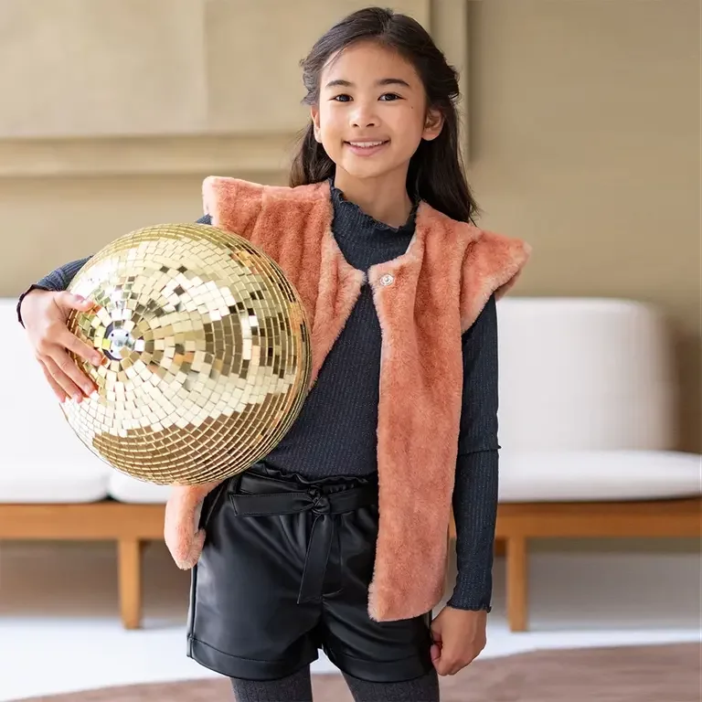 Broekje Fay-Linn fake leather (antra)