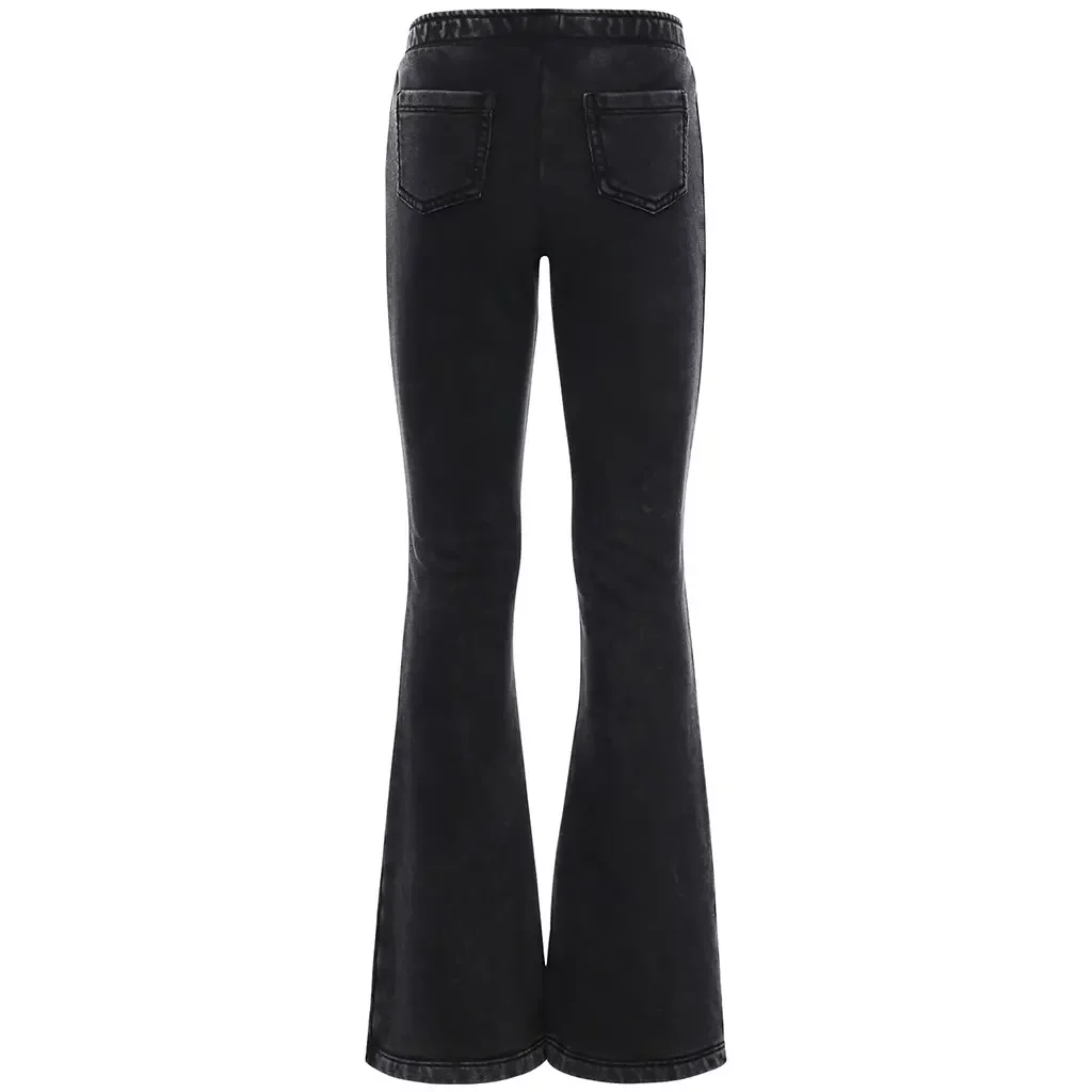 Broek dye&acid wash (black)