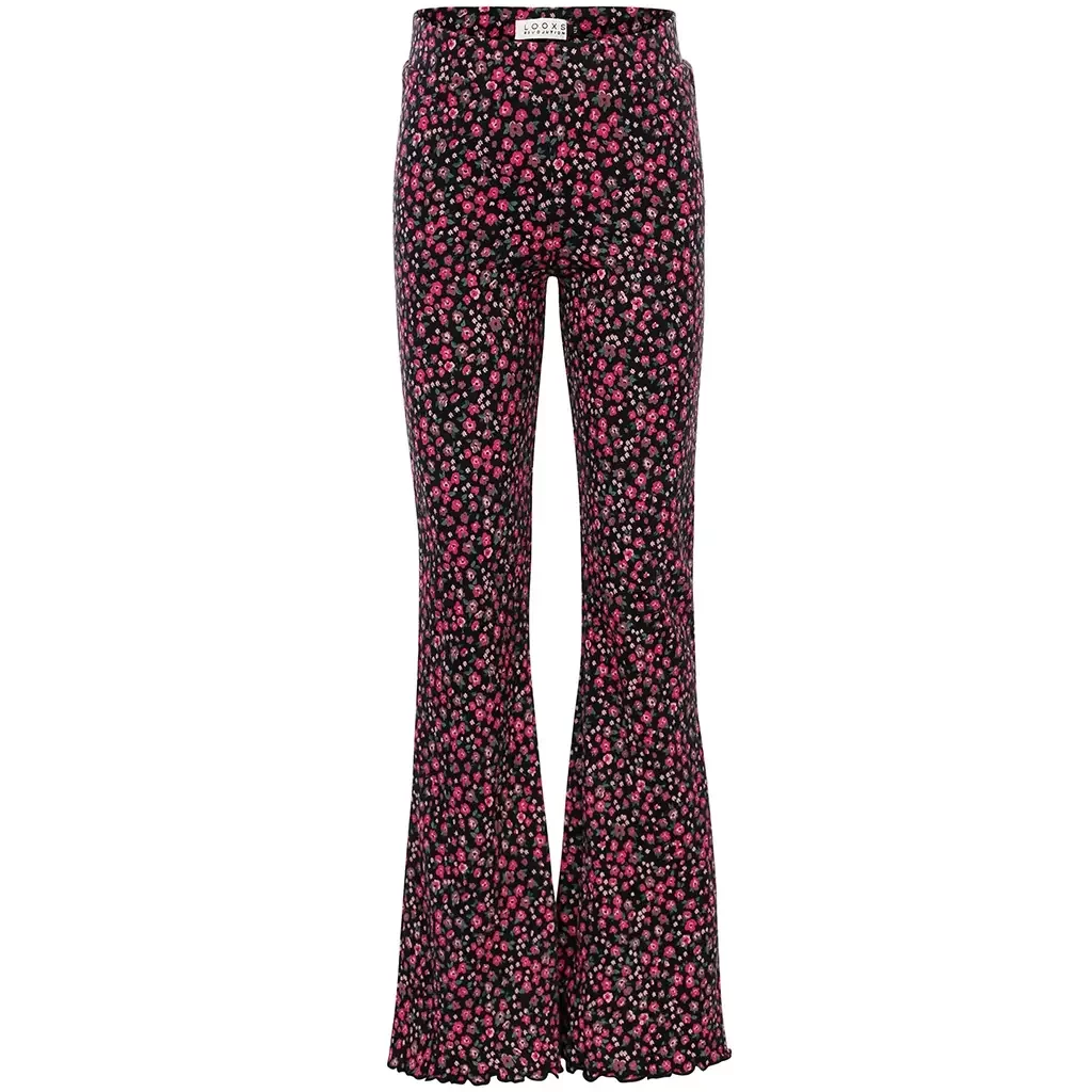 Broek flared (mini flower)