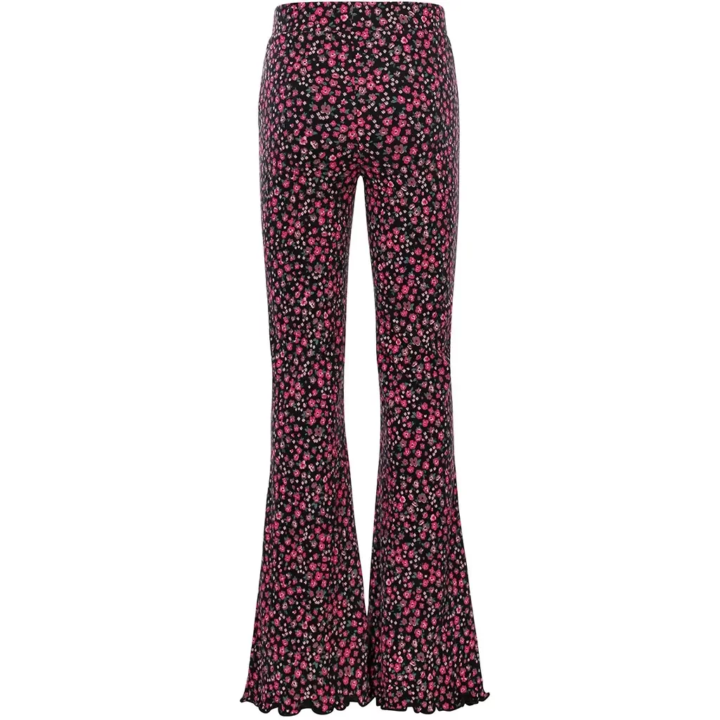 Broek flared (mini flower)