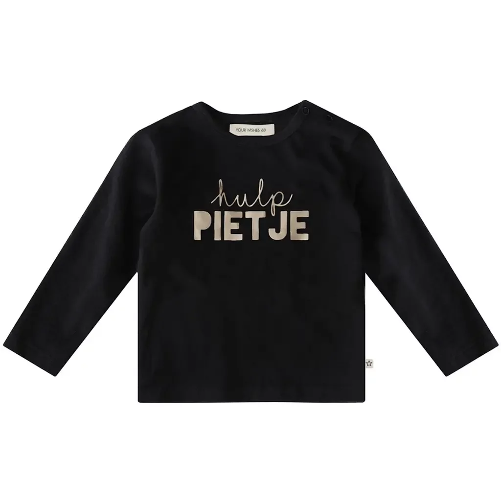 Longsleeve Hulp Pietje (black)