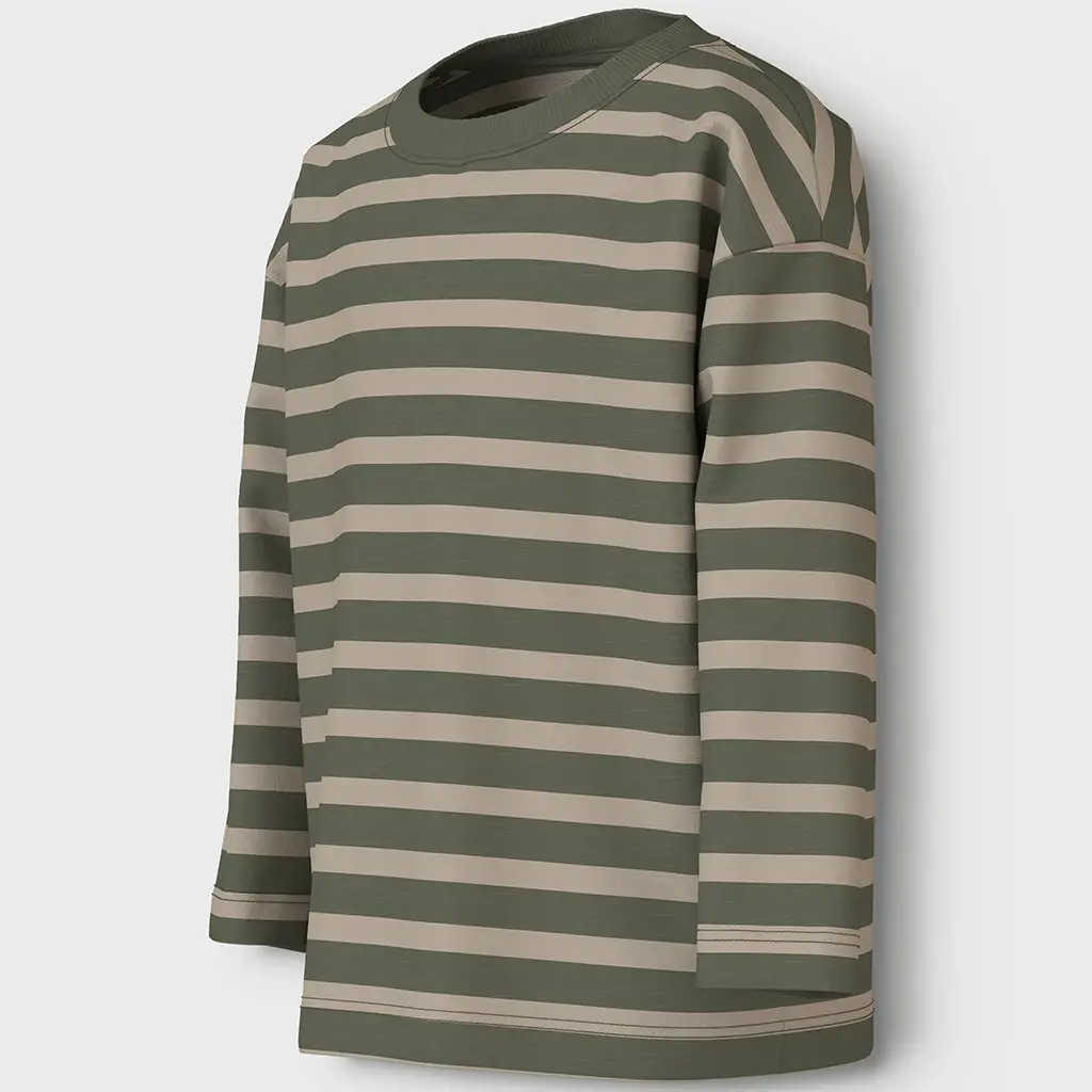 Longsleeve Vaksel (dusty olive pure cashmere)