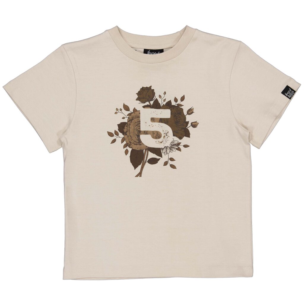 B-Day t-shirt "5" in kadoverpakking (kit)