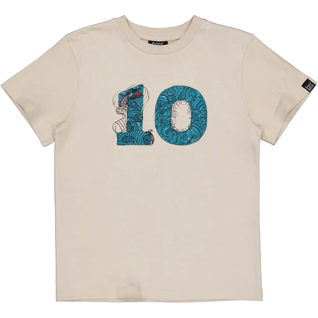 B-Day t-shirt "10" in kadoverpakking (kit)