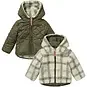 Noppies Winterjasje REVERSIBLE Galar (dusty olive)