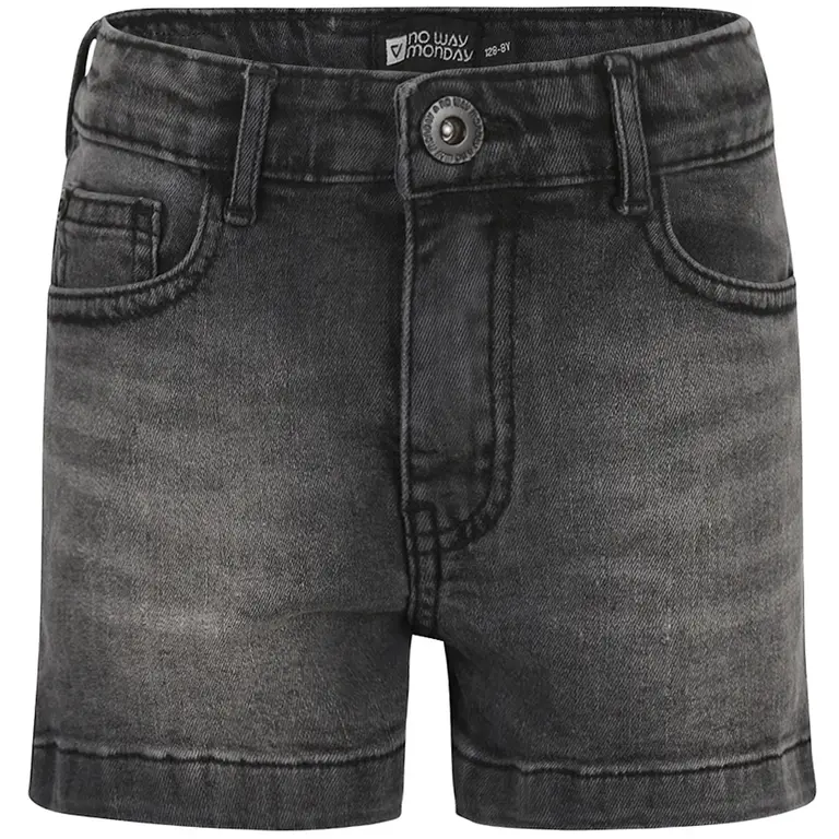 Korte spijkerbroek (dark grey jeans)