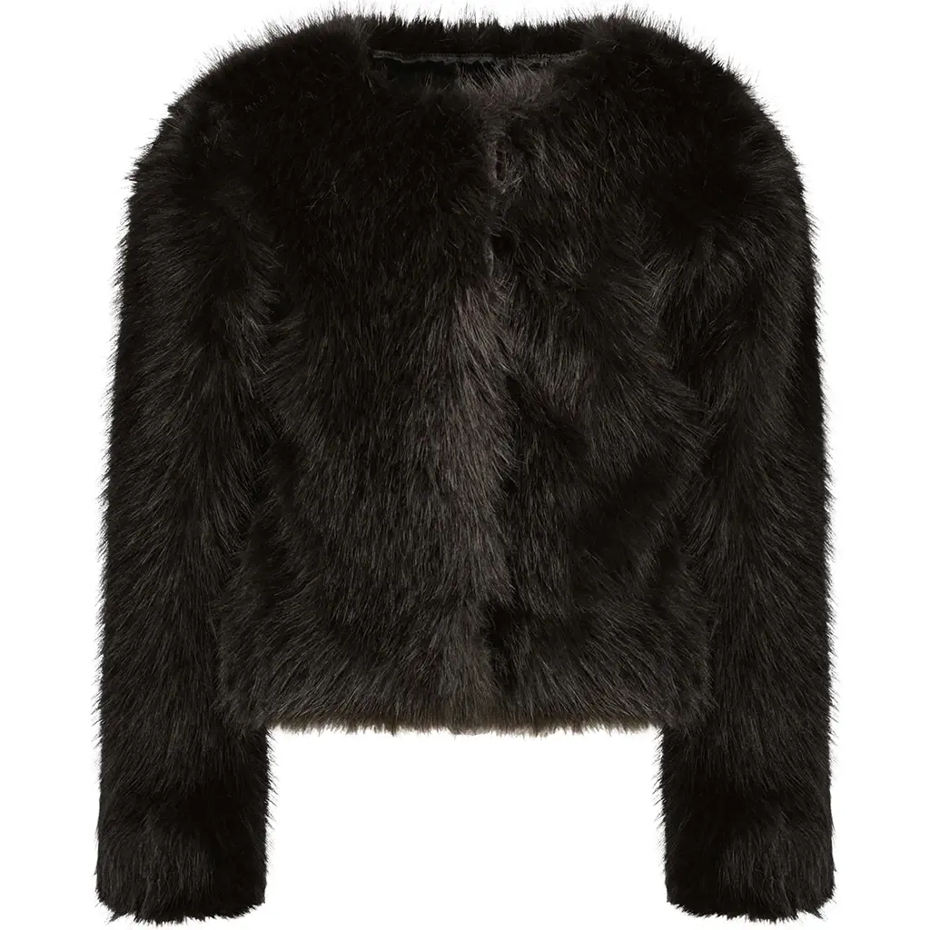 Vest Fake Fur (black)