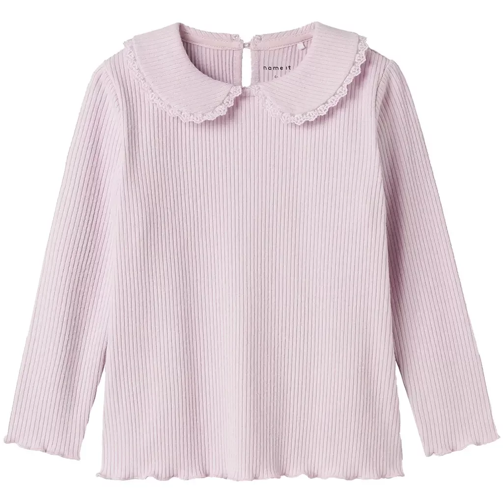 Longsleeve polo Baila (winsome orchid)