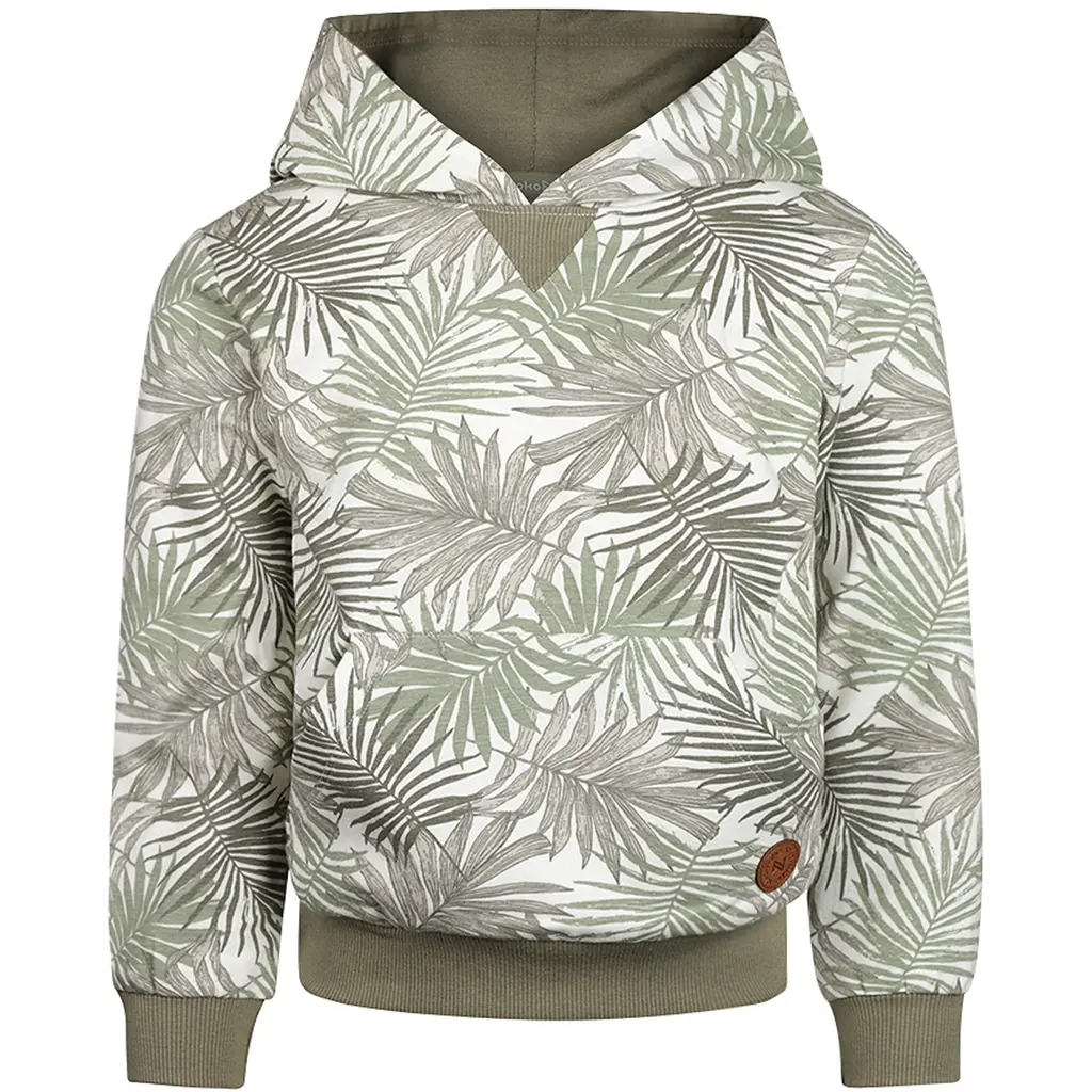 Trui hoodie (light faded green)