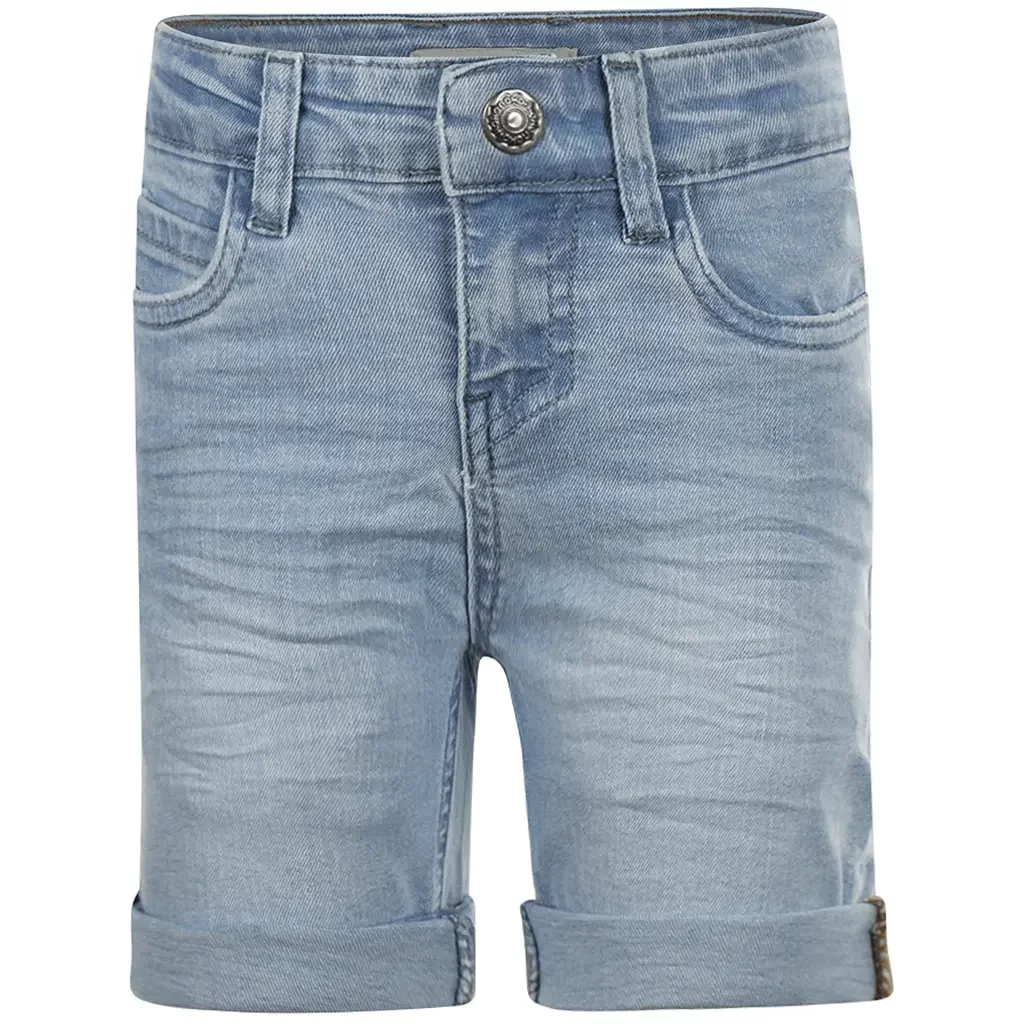 Korte spijkerbroek loose fit (blue jeans)