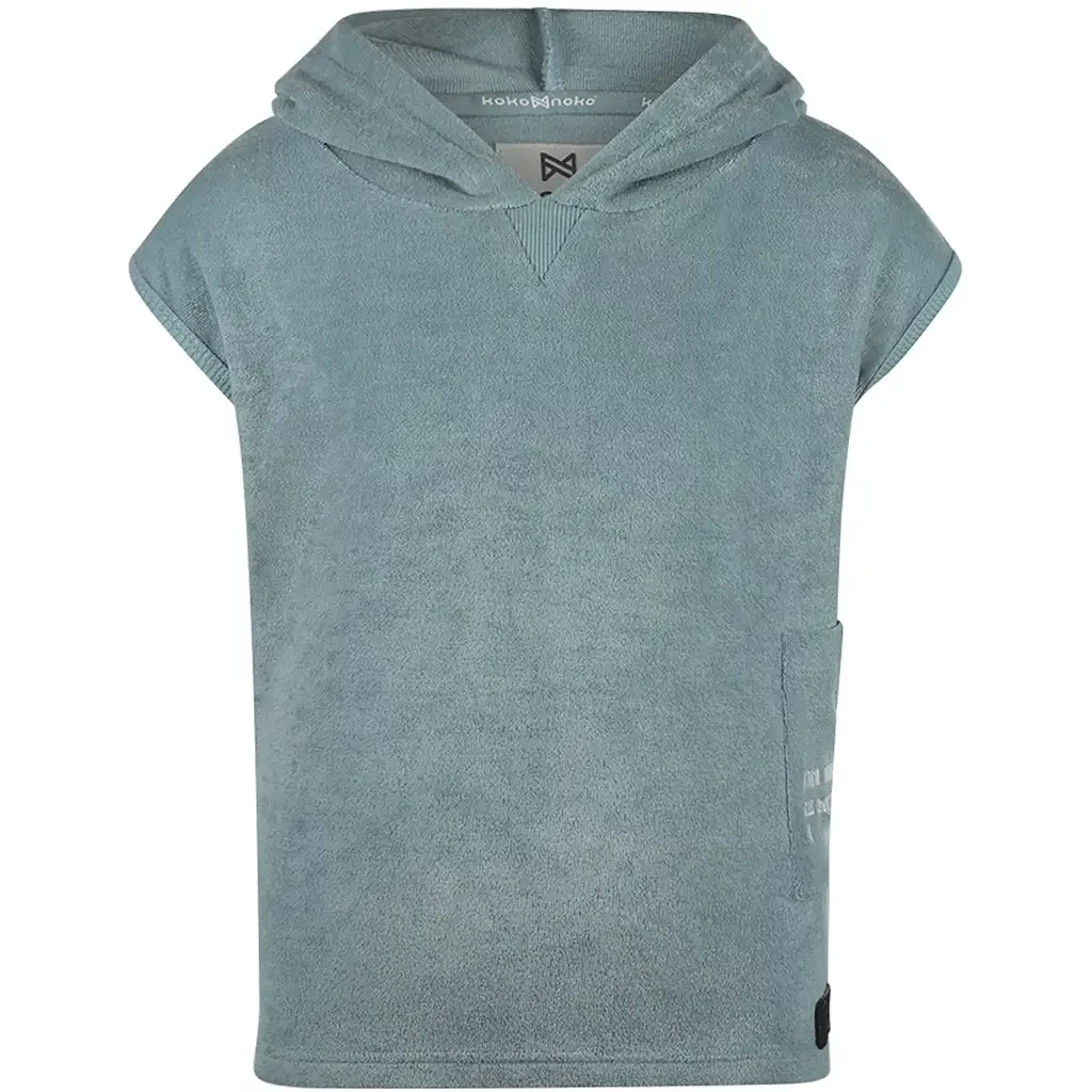 T-shirt hoodie loose fit (light blue)