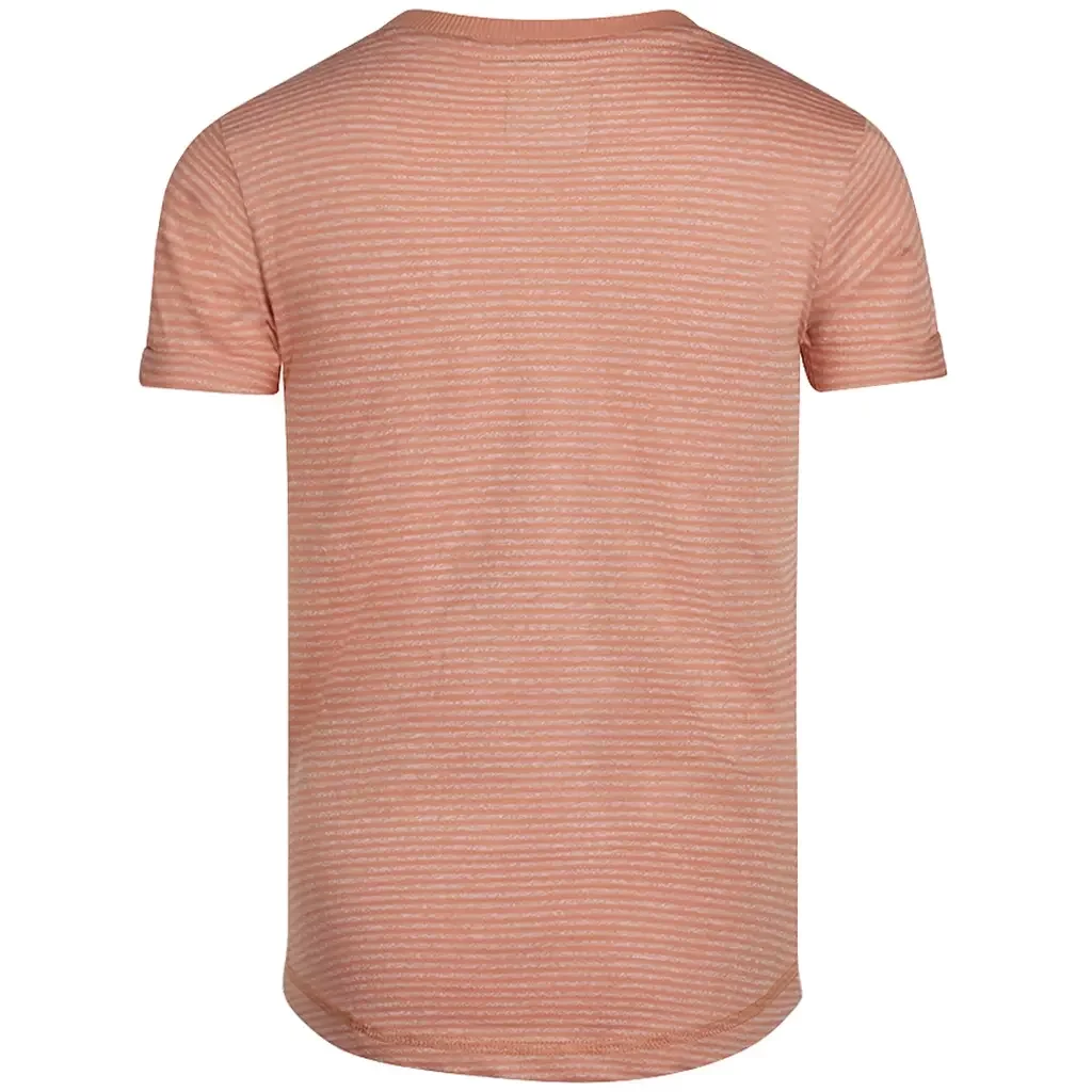 T-shirt long back (dusty pink)