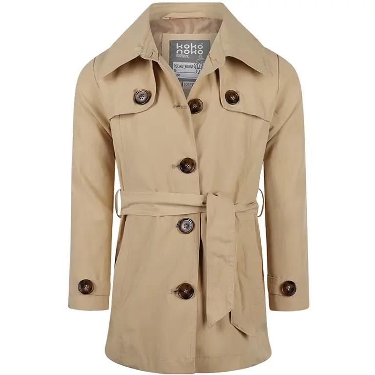 Zomerjas trench coat waterafstotend (sand)