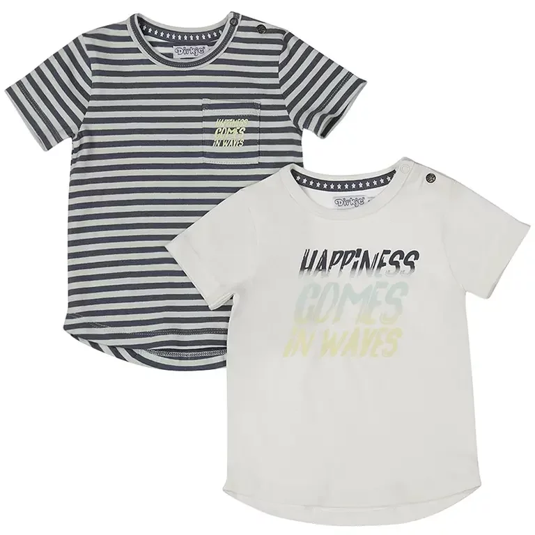 2 paar T-shirtjes (white)