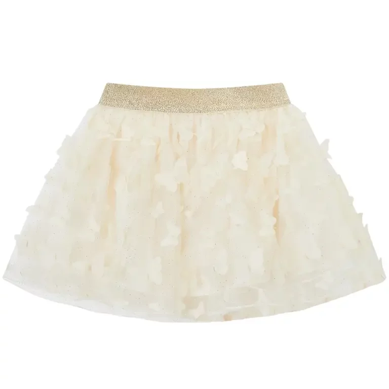 Rokje Amina glitter (dark ecru)