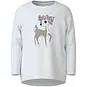 Name It Longsleeve Vix (bright white flower deer)