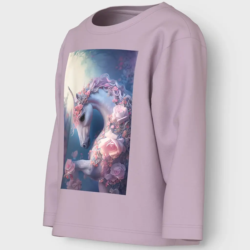 Longsleeve Votea (winsome orchid unicorn)