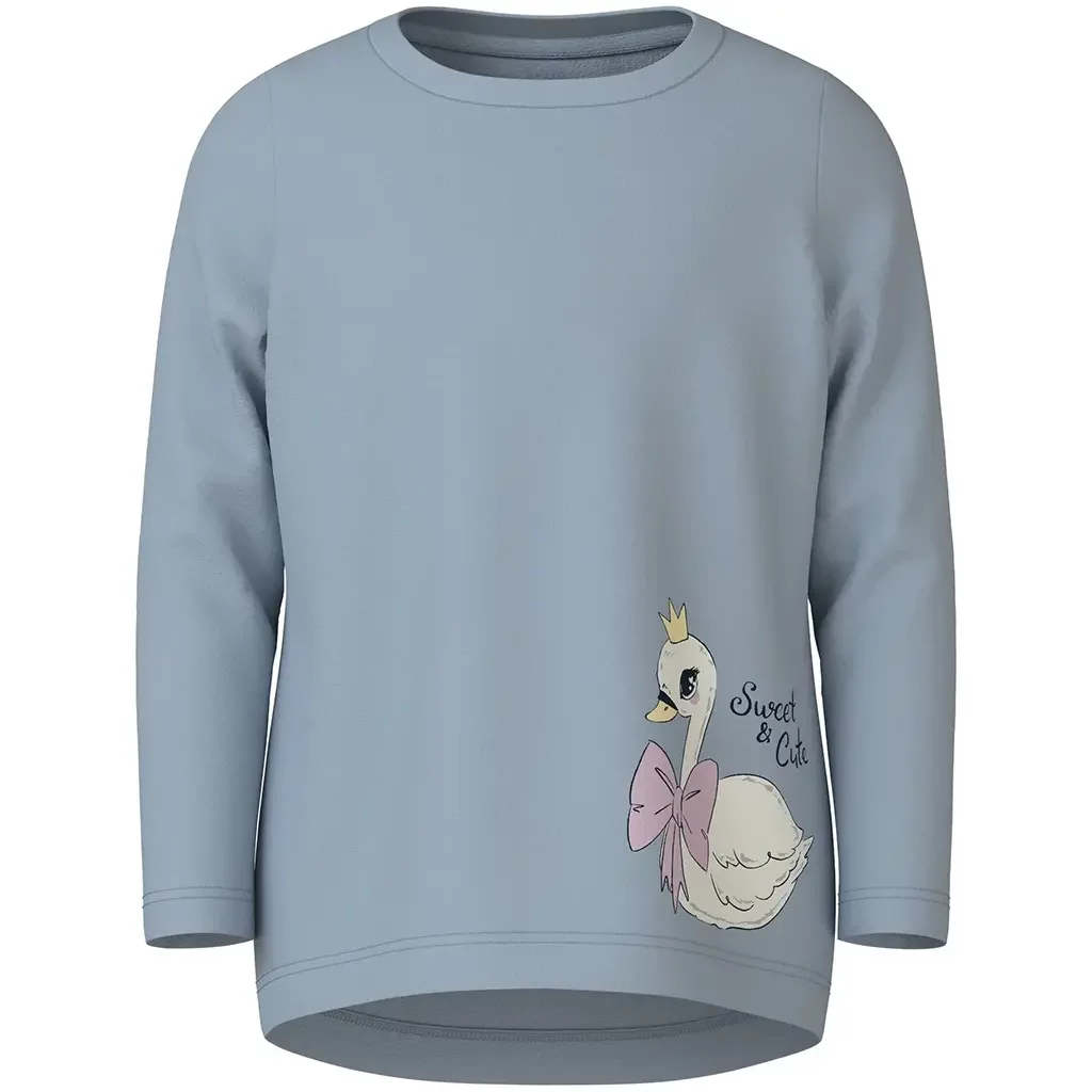 Longsleeve Vix (subdued blue swan)