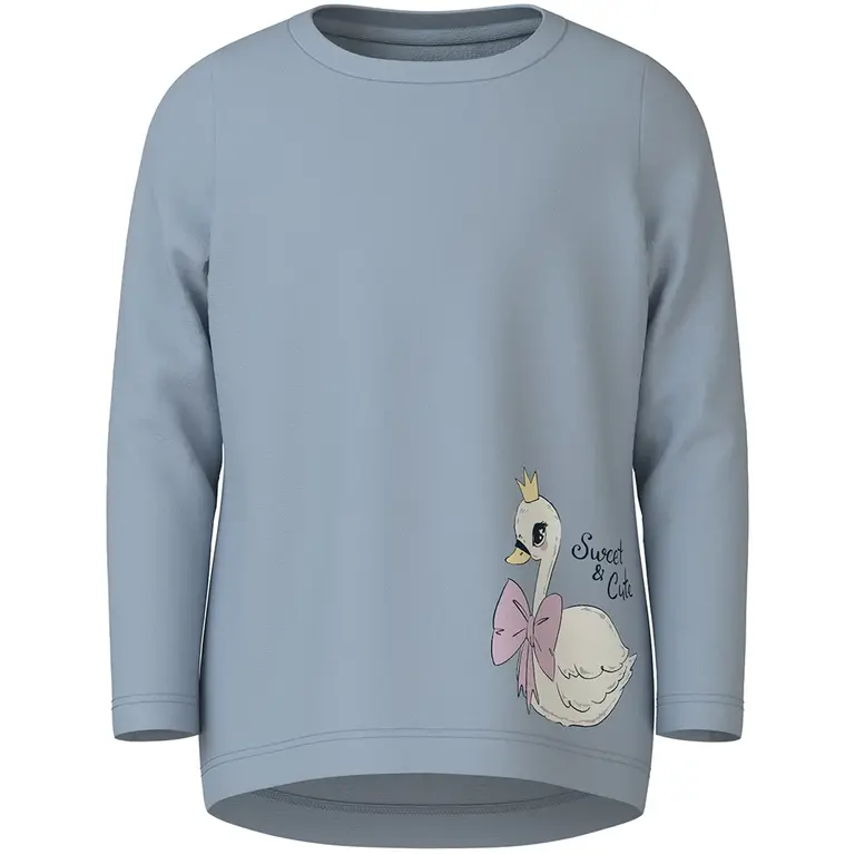 Longsleeve Vix (subdued blue swan)