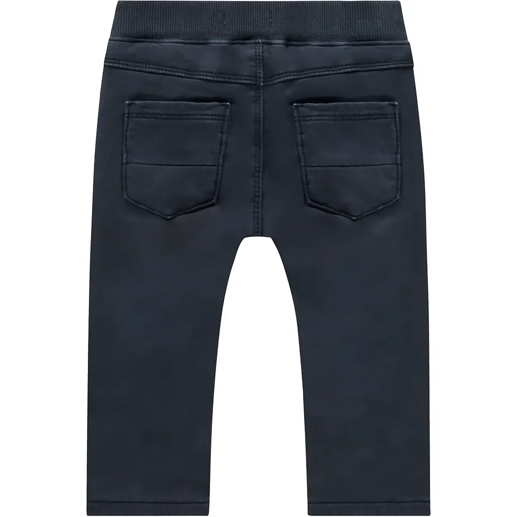 Zacht jog jeans broekje (navy)