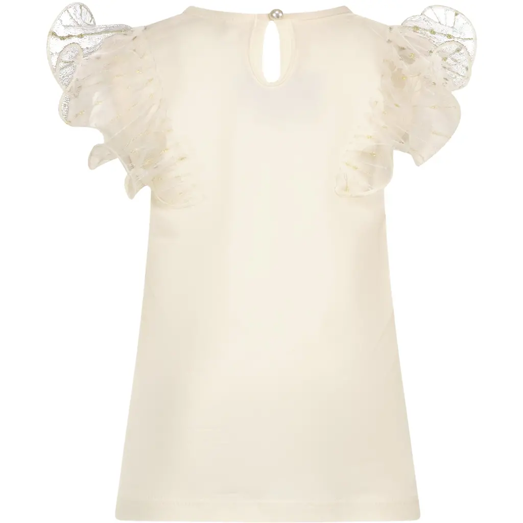 T-shirtje Nobly (pearled ivory)