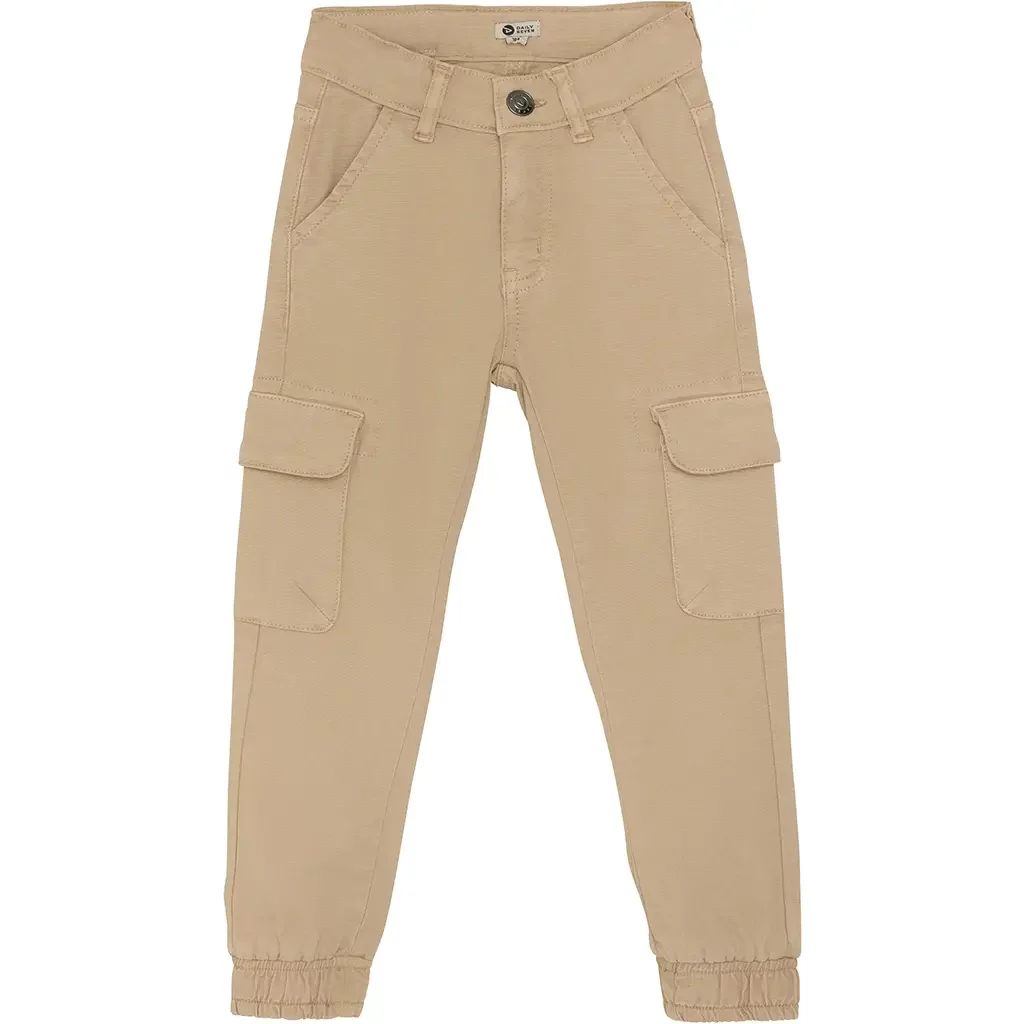 Broek twill cargo (latte sand)