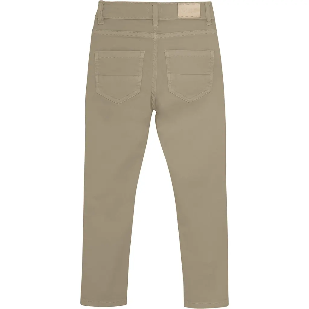 Broek skinny fit twill (desert olive)