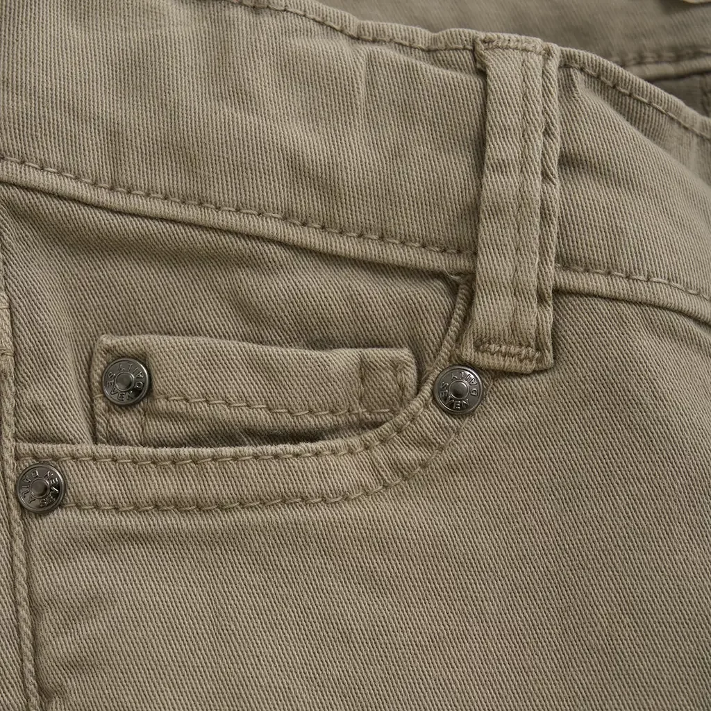 Broek skinny fit twill (desert olive)