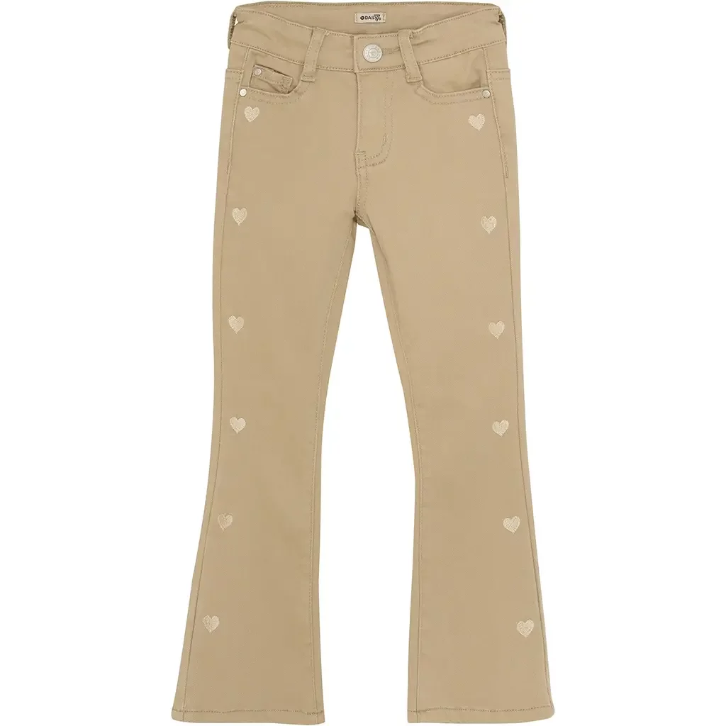 Jeans flared (latte sand)