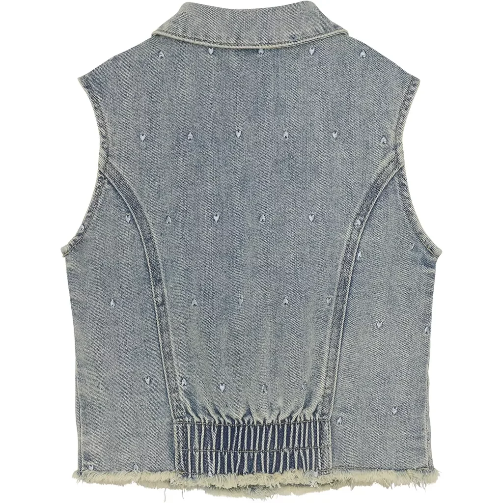 Spijker gilet (medium denim)