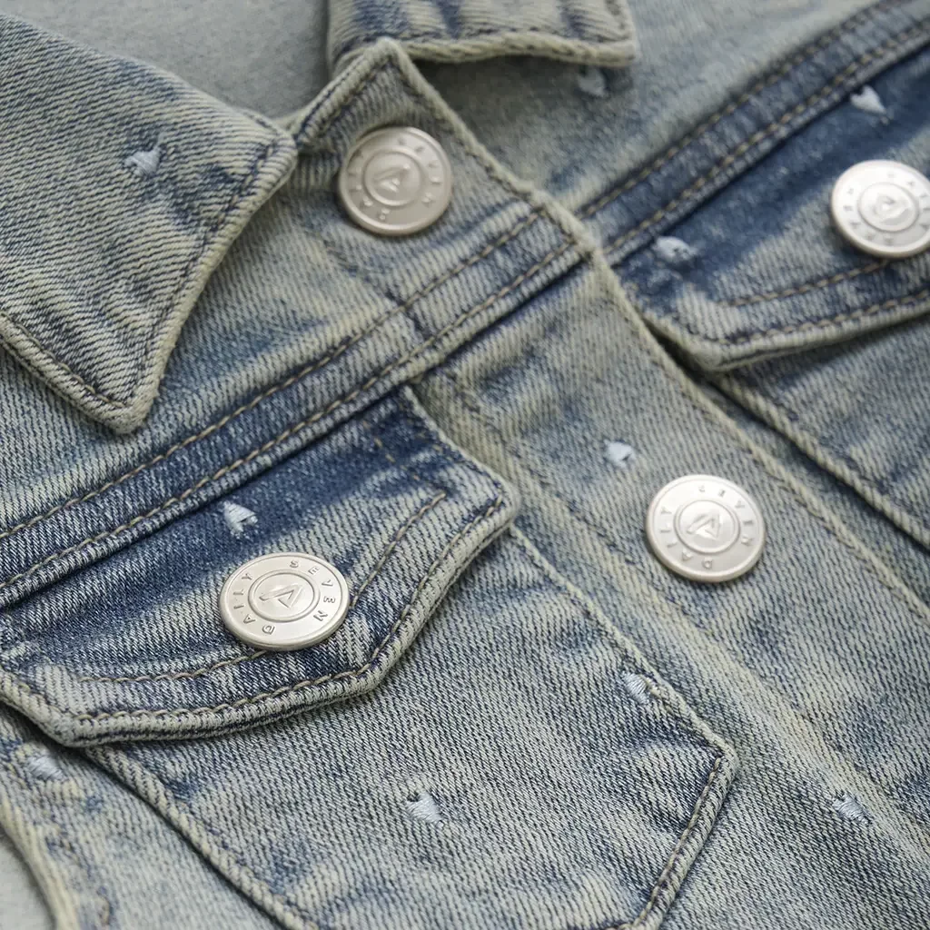 Spijker gilet (medium denim)