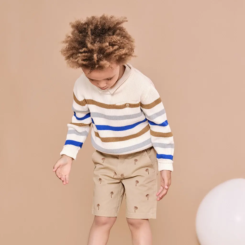 Korte broek Aaron (dark beige)