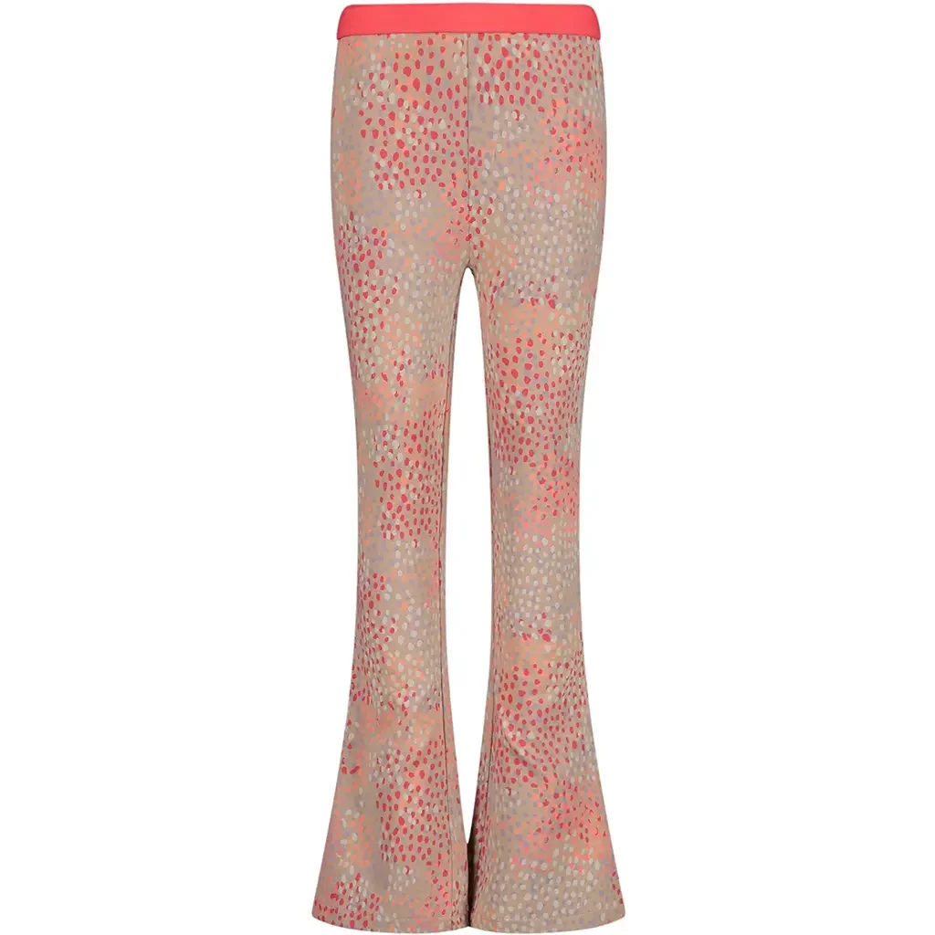 Broek flared Fyona (aop multi dot)