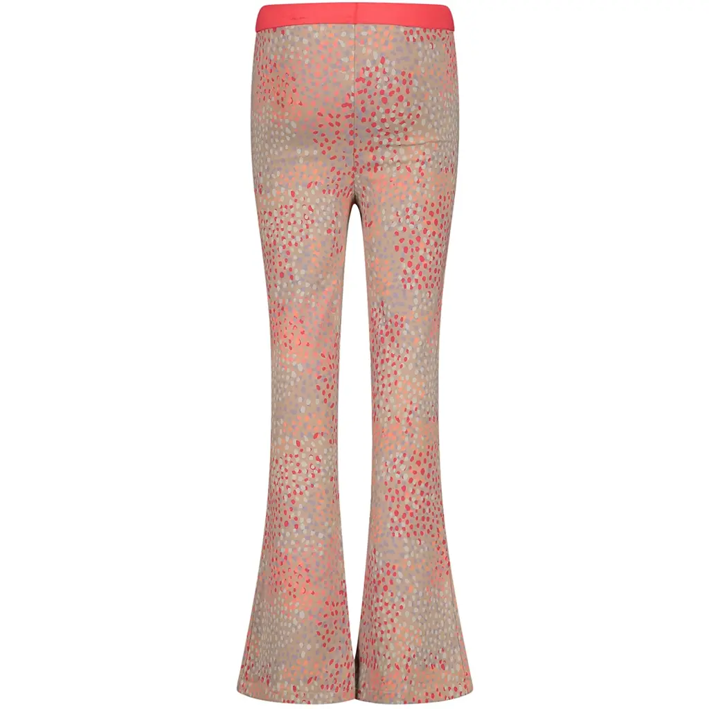 Broek flared Fyona (aop multi dot)