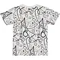 Quapi T-shirt Fayzel (aop white sketch)